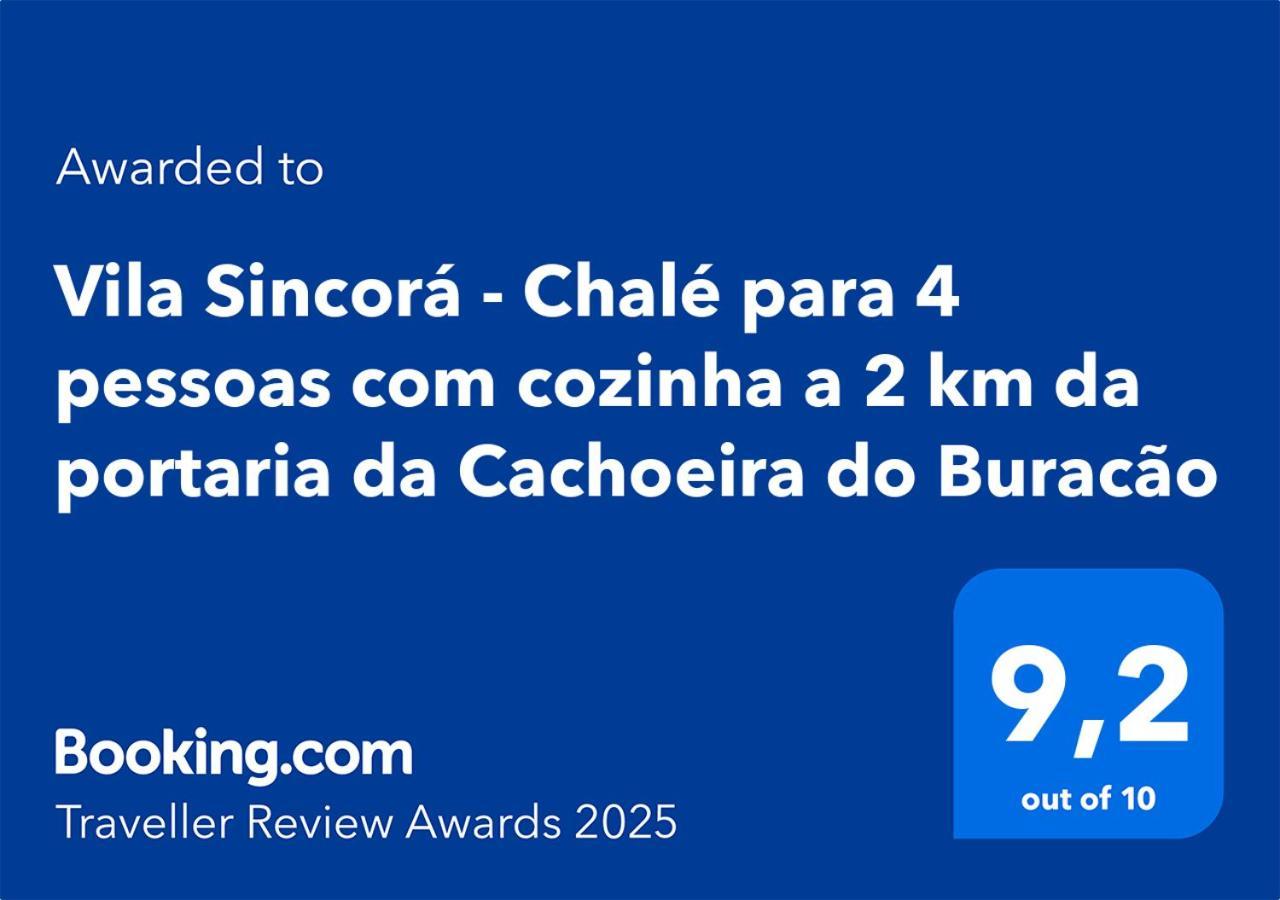 Vila Sincorá - Chalé para 4 pessoas com cozinha a 1 km da Cachoeira do Buracão Villa Ibicoara Esterno foto